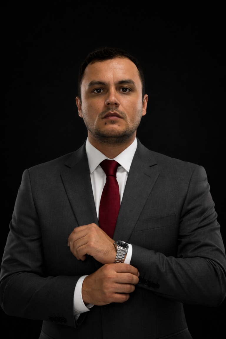 Retrato profesional con traje a medida